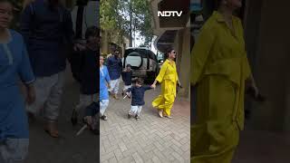 Kareena Kapoor Spotted Outside Her House With Husband Saif And Kids Jeh-Taimur