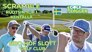 RUOTSIN TOP1-KENTTÄ - BRO HOF SLOTT GOLF CLUB (4 hlön scramble 3 hlön joukkueella)