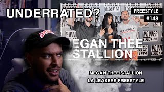 Is She UNDERRATED?? Megan Thee Stallion La Leakers freestyle [FIRST REACTION]