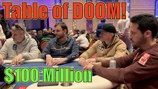 I'm At "Table Of DOOM!" $100+ Million On My Right In BIGGEST Event Of The Year! Poker Vlog Ep 291