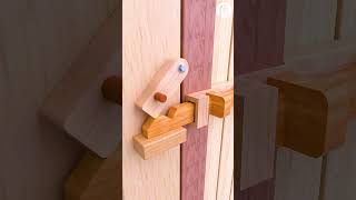 Wooden Sliding gate automatic Lock | lock Self Locking Gate Latch - Clip 85 #slidinglock #doorlock