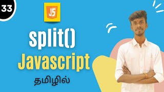 split() Method In JavaScript Tamil | JavaScript String Methods In Tamil | #split #string #javascript