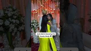 Akriti Negi \u0026 Jaswanth Bopanna blessing Sana Sultan at her Wedding.