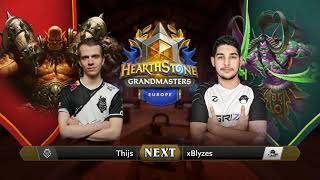 Thijs vs xBlyzes | 2021 Hearthstone Grandmasters Europe | Elim | Season 1 | Playoffs