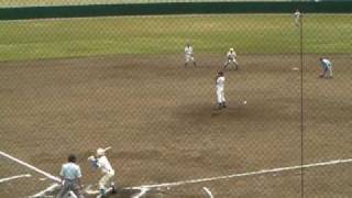 2009年春季高校野球　寒河江高校vs寒河江工業高校　7回裏2