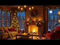 Soft Instrumental Christmas Jazz Music🎄Cozy Christmas Ambience with Fireplace | Christmas Jazz Music