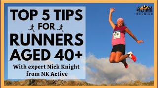 Top 5 tips for runners aged 40+ - how to recover quicker & protect yourself against ageing!