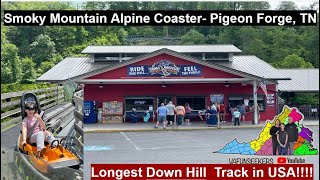 Smoky Mountain Alpine Coaster POV Pigeon Forge, TN