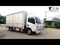 รถหกล้อตู้สิบบาน ปี58 isuzu npr 150 แรงม้า kum.ep46