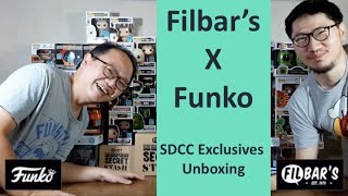 Filbar's X Funko SDCC Summer Convention Exclusives unboxing! Part 2 of 4