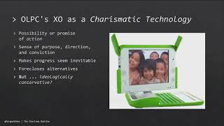 Live stream: The Charisma Machine: The Life, Death, and Legacy of One Laptop per Child