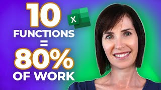 10 Excel Functions That Handle 80% of Your Work