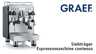 Graef Siebträger Espressomaschine contessa