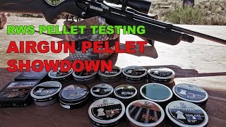 RWS Pellet Testing - .22 CAL AND .177 CAL - AIRGUN PELLET SHOWDOWN