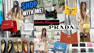 LUXURY SHOPPING VLOG 2021 - PRADA & FERRAGAMO SHOPPING SPREE! 💸 🛍 | Shop with me! | Mel in Melbourne