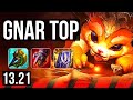 GNAR vs GAREN (TOP) | Comeback, 1.6M mastery | EUW Master | 13.21