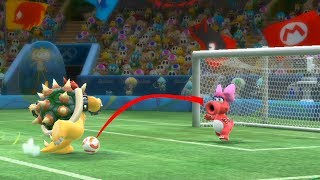Football-Team Sonic  vs Team Mario(CPU) Mario and Sonic at The Rio 2016 Olympic Games