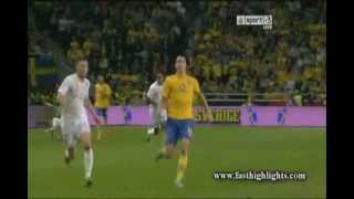 Zlatan Ibrahimovic goal (England - Sweden)