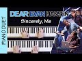 Dear Evan Hansen - Sincerely, Me (Piano Duet)