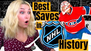 New Zealand Girl Reacts to BEST SAVES IN NHL HISTORY | HOCKEY