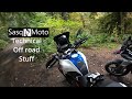 2023 BMW G310GS- Off-road single track, tree roots, mud, rocks all downhill