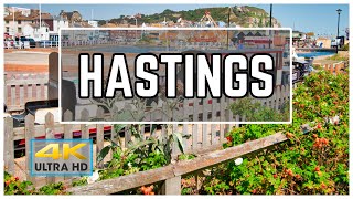 Hastings Virtual Travel  4k | City Walking 4k | Virtual Travel Hastings, UK