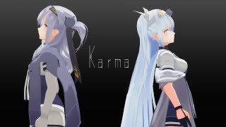 karma　涼月、冬月【艦これMMD】