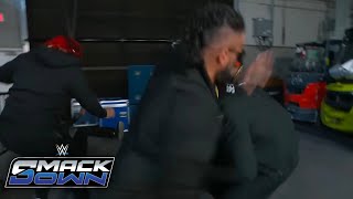 Solo Sikoa Attack The Usos Bloodline \u0026 Roman Reigns Backstage WWE SmackDown Highlights