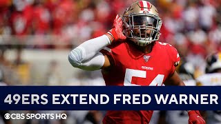 49ers Make Fred Warner Highest Paid ILB in NFL | CBS Sports HQ