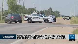 Winnipeg man charged with murder after three-year-old fatally stabbed