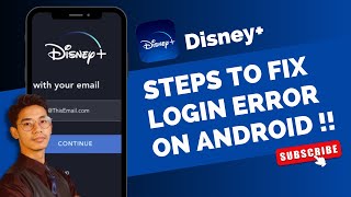Disney Plus - Fix Login Error on Android !