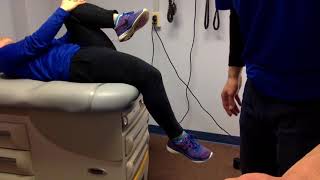 The Kendall test (The Modified Thomas test or The rectus femoris contracture test)