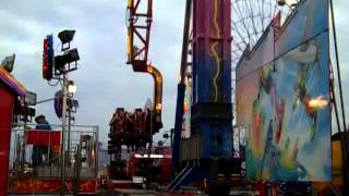 The Hoppings 2012 Rides Postcard