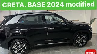 HYUNDAI CRETA E BASE  2024 MODIFIED | Tempa Bay 12.33 inch | Creta front drl | JBL And Bose Speakers