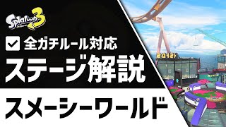 スメーシーワールドの立ち回り解説！全ルール（エリア／ヤグラ／ホコ／アサリ）対応！【スプラトゥーン3】