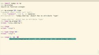 NumPy arange(): arange() vs range