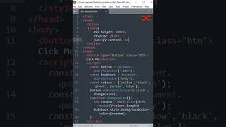 Random Colors | HTML CSS JavaScript