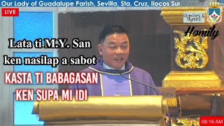 KURIPOT TI ILOCANO WENNO TALAGA NGA AWAN LANG? Ilocano Homily | Fr. Rufo Abaya