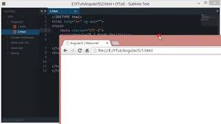 AngularJS Tutorial 2 Hello World