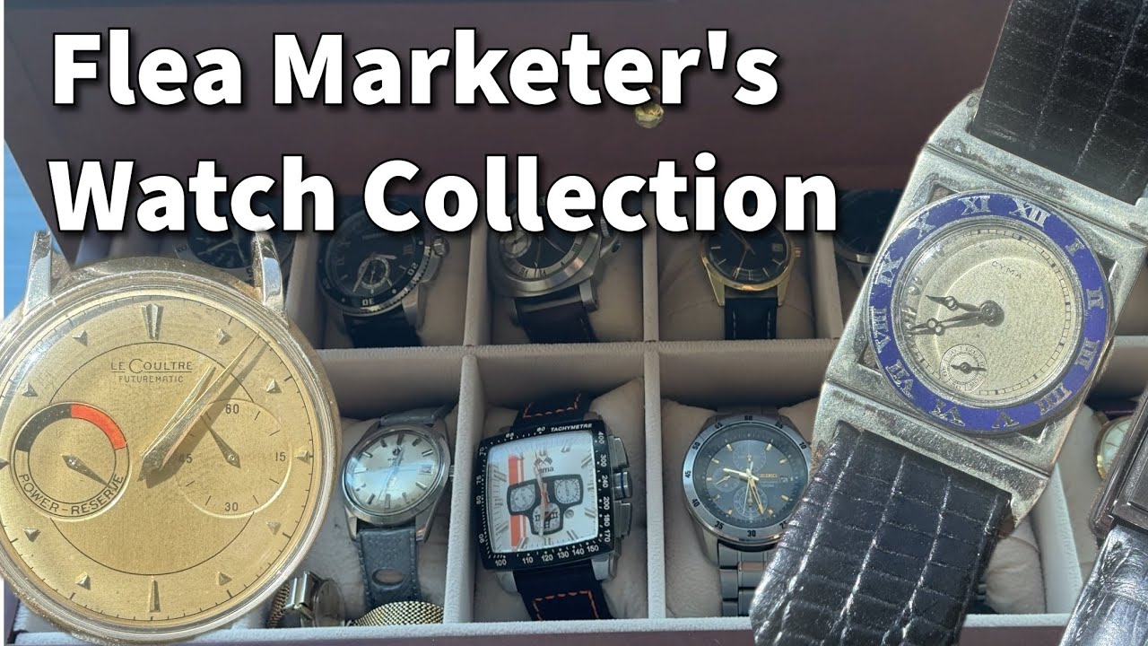 The Vintage Watch Collection Of A Flea Marketer Over 40 Watches