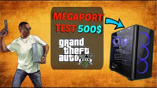 MEGAPORT PC Gaming 500€  - GTA 5 FPS Test (Gameplay)
