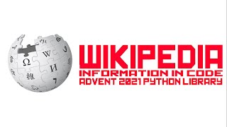 Load Wikipedia Pages from Python - Advent of Code, Python libraries