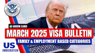 March 2025 Visa Bulletin : Family \u0026 Employment Based Categories | USCIS Latest Update