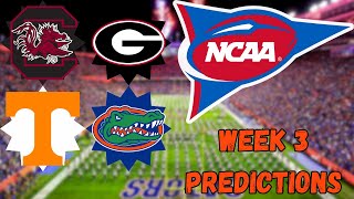 College Football Week 3 Picks & Predictions // 2023