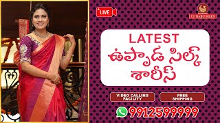 Latest Uppada Silk Sarees Collections @ Kanchipuram JS Babu Silks Hyderabad | ఉప్పాడ సిల్క్ శారీస్