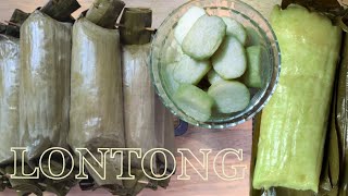 RESEP DAN CARA MEMBUAT LONTONG DAUN PISANG ANTI GAGAL - PADAT, LEMBUT, ENAK