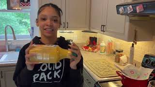 Pranked my mom with OJ Mac and Cheese