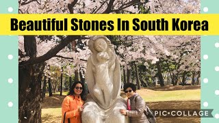 Stones Signage and Statues  in South Korea.