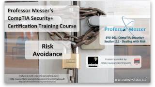 Risk Avoidance - CompTIA Security+ SY0-301: 2.1