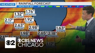 Chicago gets wet this weekend